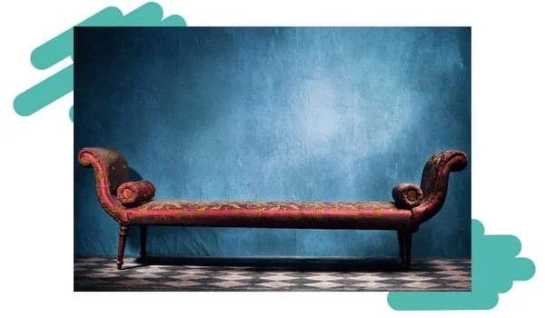 Tudo sobre Recamier e como ele se encaixa na decoração da sua casa 1 Peça de Recamier - Designer Único