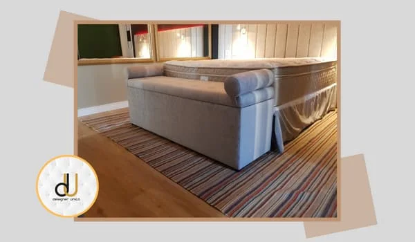 Tudo sobre Recamier e como ele se encaixa na decoração da sua casa 6 Recamier Visual Moderno e Linhas Retas - Blog Dicas de decoração - Designer Único