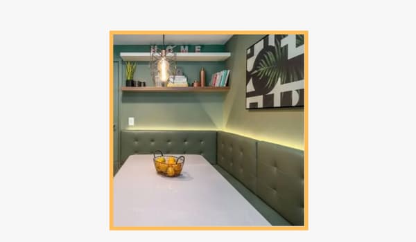 Canto alemão modelo Capitonê