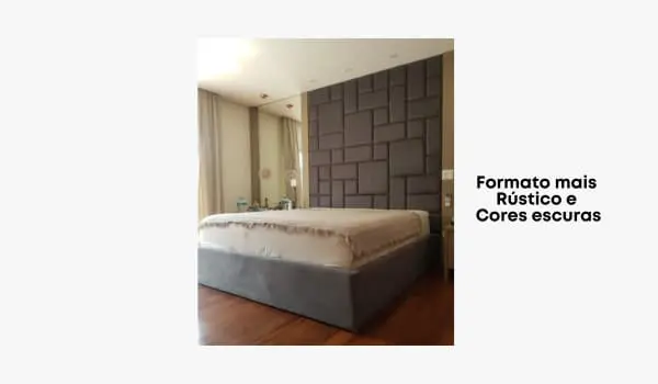 A Versatilidade das Cabeceiras de Camas Modulares 5 Formatos mais rústicos - Cabeceiras Modulares