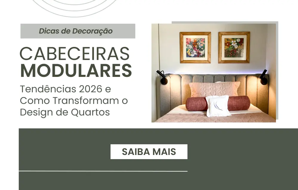 Cabeceira Modulares Tendencia 2026 - Blog Dicas de Decoração